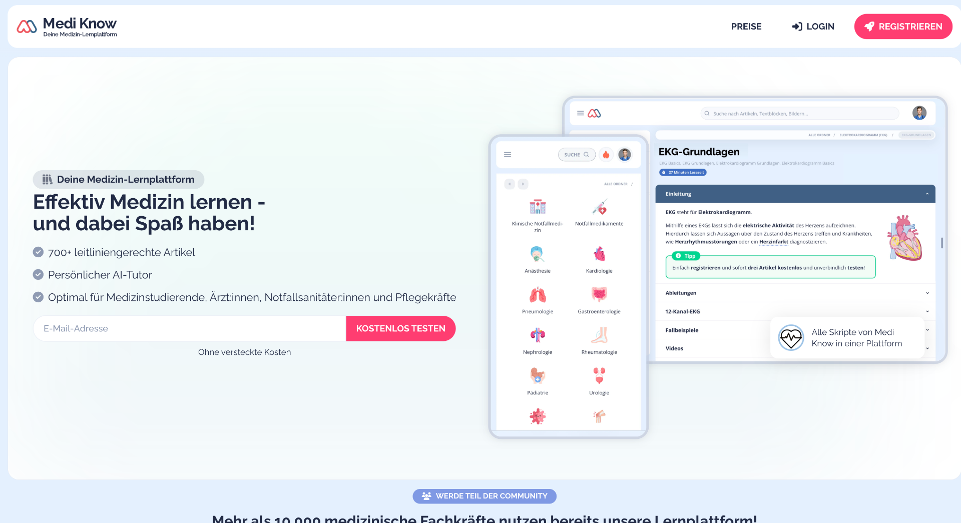 MediKnow: Medical Learning Platform